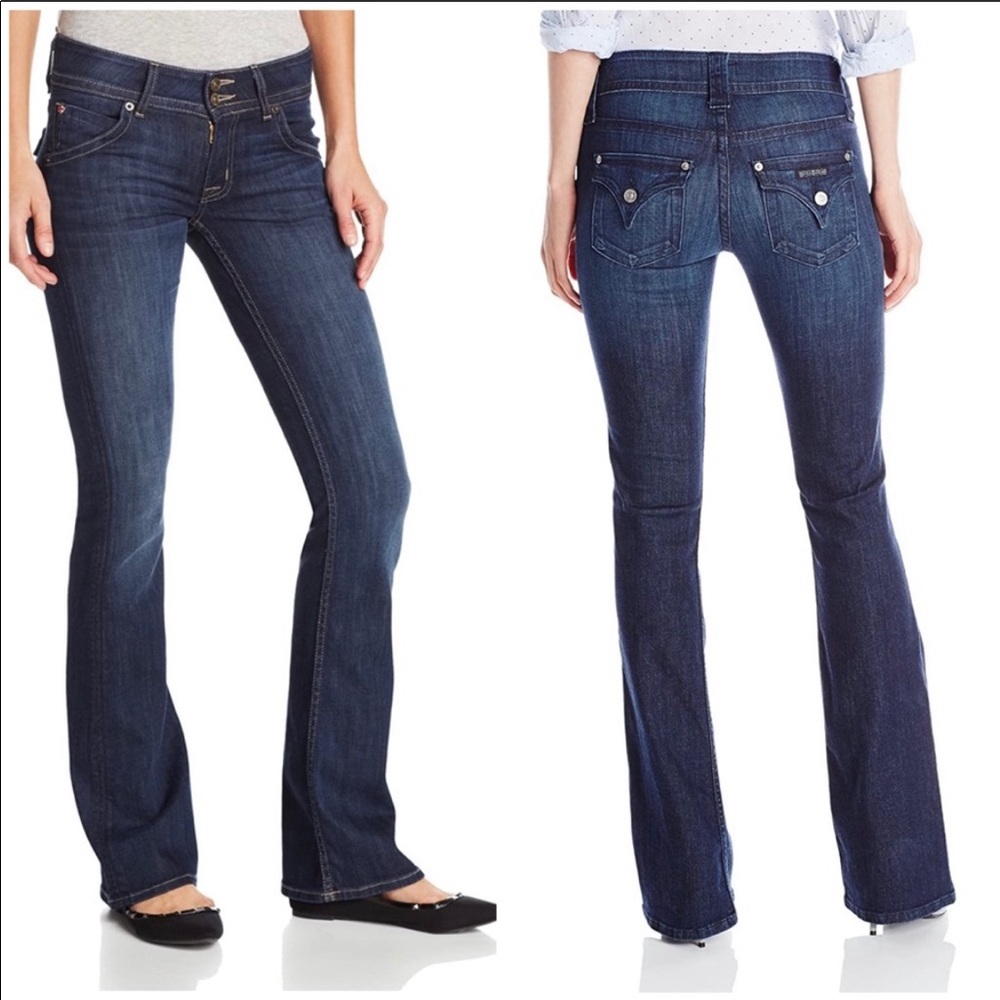 Hudson Signature Mid Rise Bootcut Jeans